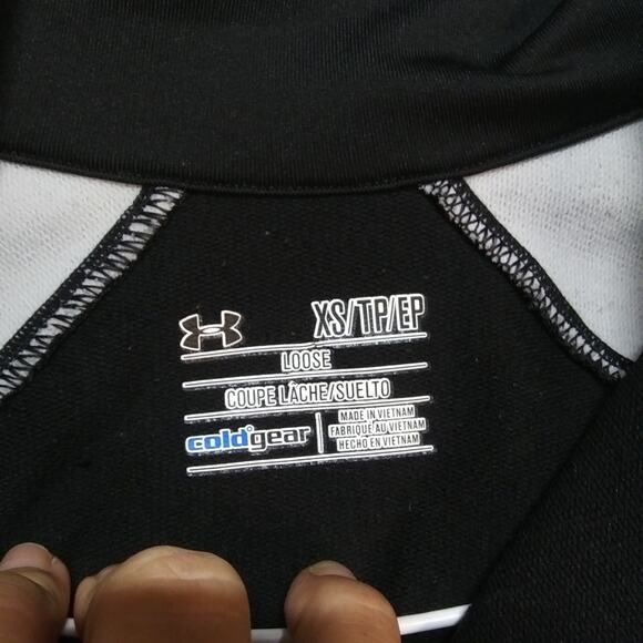 UNDER ARMOUR Minnesota Track Jacket Black SZ XS - Picture 4 of 4